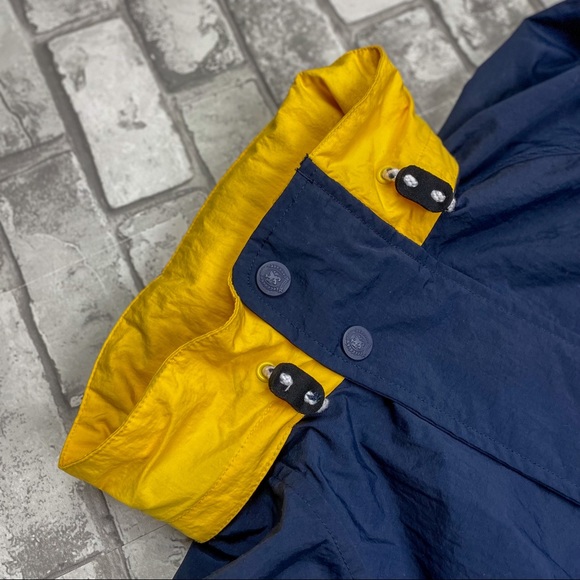 Vintage Tommy Hilfiger Windbreaker Coat Jacket Spellout Stow Hood 90s - Picture 4 of 6
